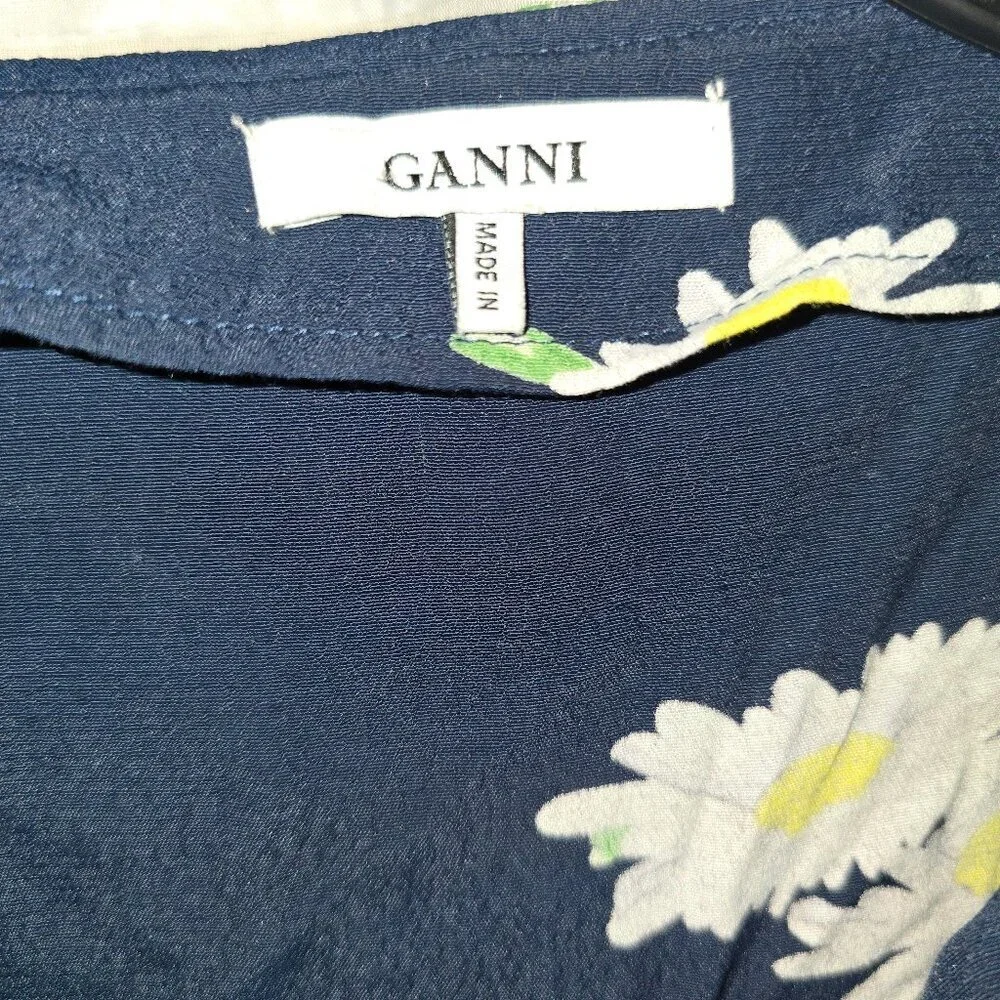 Ganni Cottagecore Floral Ruffle top - Picture 6 of 8